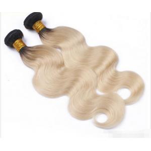 Colorful Human Hair Extensions For Girls , Colored Real Hair Extensions