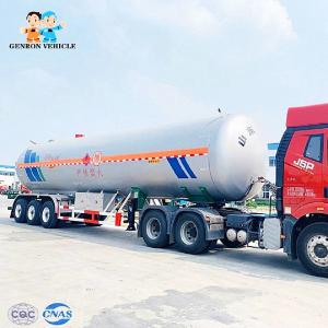 Three Axles Lpg Q345R ASME 40ton 40000L Semi Tanker Trailer