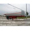 China hot sale high quality best price 35000 litres 2 axles fuel tank trailer, best quality chemical tank trailer for sale, wholesale