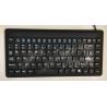 Small black medical silicone keyboard without keypad and mouse combo for