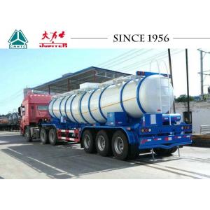 China 19 CBM Sulfuric Chemical Tanker Truck 35T Payload With Germany Axles supplier