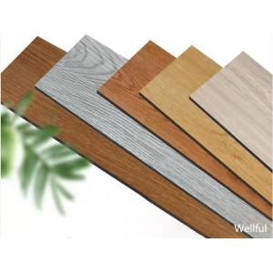 Wooden LVT PVC Tile Flooring 1.5mm Dry Back Easy Installation