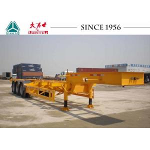 China 40 Foot Skeletal Container Trailer Three Axle Fuwa Steel Suspension supplier