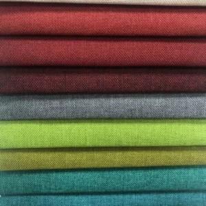 Hometextile Upholstery Linen Sofa Fabric Warp Knitted Custom Modern Style
