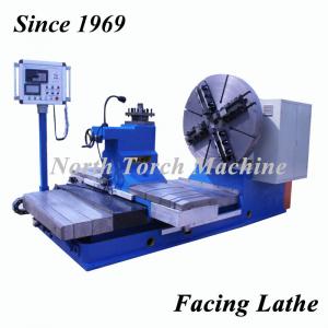 China Flat Bed CNC Lathe Machine , Metal Turning Lathe Mill Cylinder Use supplier