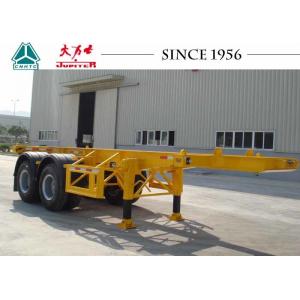 Long Lifespan Container Chassis Trailer 20 FT 2 Axle For Container Port