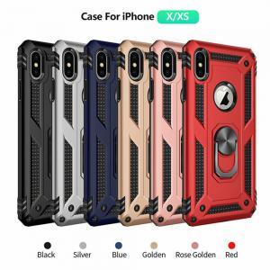 China Shockproof Military Armor Stand Hard Case Cover For IPhone XS Max X XR 7 8 Plus supplier