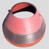 China Mn14Cr2 Mn18Cr 540 HB Tensile Crusher Concave Crusher Mantle Bowl Liner on sale