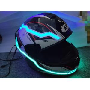 China 2019 new design custom  hot sale popular glow in the dark LED light up motorcycle helmet tape super cool look for motor supplier