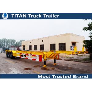 TITAN tri - axle 45ft skeletal container trailer chassis for maritime container
