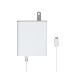 China 60W USB-C US 壁掛け充電器（固定ケーブル付き）、スマートフォン、タブレット、およびラップトップ用高速Type-C電源アダプター wholesale