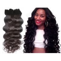 China 6a Grade Brazilian Hair Weave Natural Black , Funmi Human Hair on sale