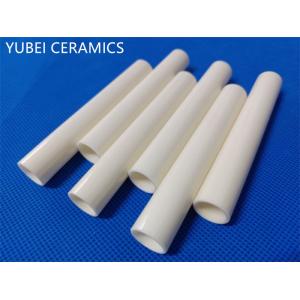 Low Activity Alumina Ceramic Tubes Ivory  Polishing And Insulating ISO9001 Approved