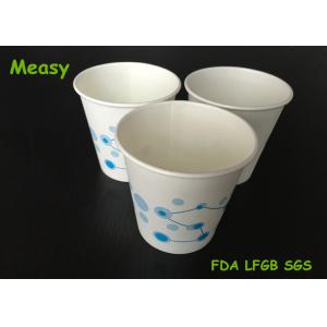 Hot Drink Coffee Paper Cups , Printed paper party cups Water Molecules Pattern