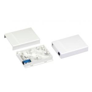 China SC Fiber Optic FTTH Distribution Box Wall Mount Termination Box ABS Material supplier