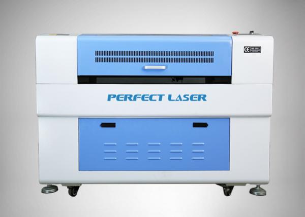 White And Blue Co2 Laser Engraving Machine For Craft / Plexiglass