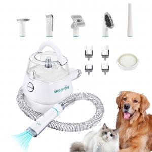 65dB Noise Deshedding Handheld Dog Clipper and Pet Hair Groomer Vacuum Cleaner Head
