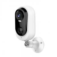 China White HD 1080P Wifi Security Camera With Rechargeable Battery For Doorway on sale