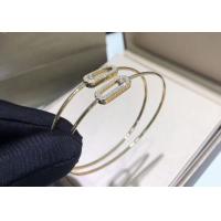 China Origin Sophisticated 18K Gold Diamond Bracelet Custom With Lobster Claw Bracelet Clasp on sale