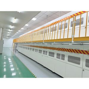 China Electric Driven Roll Flute Paper Thermal Film Sheet Hot Press Dry Solar Module Production Line Laminating Machine for Nonwoven wholesale