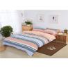 Super Comfortable Cotton 200TC Orange Bedding Sets / Bedroom Comforter Sets