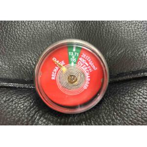 Easy Use Small Fire Extinguisher Parts , JQ0802 Pressure Gauge For Fire Extinguisher