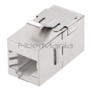 China High Performance STP Cat6a Inline Coupler RJ45-RJ45 Cabling Modular Jacks on sale