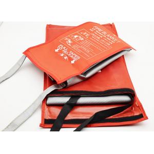 China Fiberglass Fire Resistant Blanket Safety 1m X 1m With 1.2mm Thickness supplier