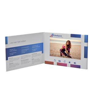 China Promotional Products Video Books, Video Greeting Card, Video Brochure For Advertising supplier