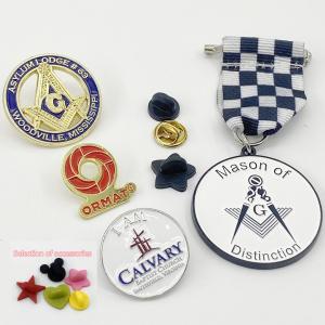 Отворот металла значка капеллана прикалывает Masonic Pin сувенира дня рождения львов