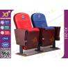 China East African Vintage Auditorium Church Hall Chairs With Embroidered Logo On Back wholesale