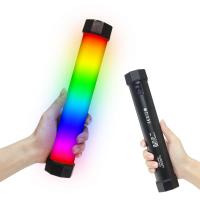 China Mini RGB Color Tube Light Portable Handheld LED Light Stick With Battery 6w 2800K 7500K 14 Effects on sale