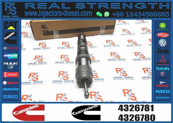 Fuel Injector 4326780 4326781 For QSK23 QSK60 Engine Fuel Injector
