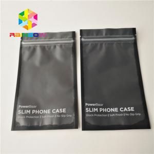 China Plastic Material Custom Printed Stand Up Pouches For Mobile Phone Case supplier