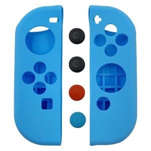 For Nintendo Switch HOXC Silicone Solid Colors Protective Case Compatible For Nintendo Switch and Joy-Con OLED Controller with 13 Thumbstick Covers