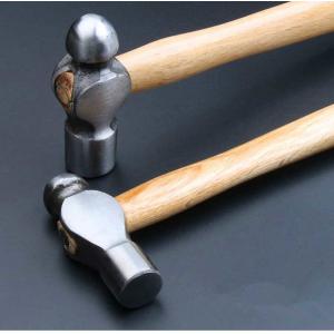 China Ball peen hammer with fiberglass handle supplier