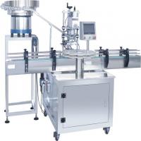 China Spray Pump Automatic Bottle Capping Machine , Plastic Cap Sealing Machine on sale