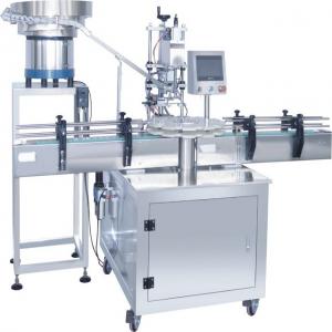 Spray Pump Automatic Bottle Capping Machine , Plastic Cap Sealing Machine