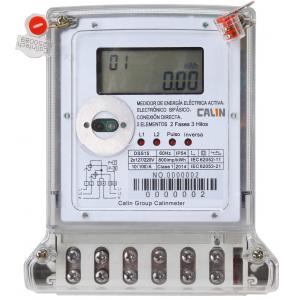 Commercial 2 Phase Electric Meter 3 Wire Electricity Prepaid Meter