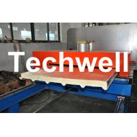 China PU Insulated Cold Roll Forming Machine For Making Sandwich Panels on sale