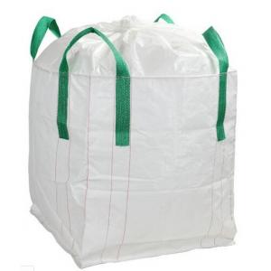 China 4 Handle Polypropylene Big Bag FIBC For Packing Silica Sand , 35 x 35 x 47'' Size supplier