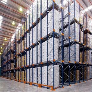 OEM Steel Drive In Pallet Racking Storage System Warehouse