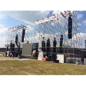 China Concert Layer Stage Lighting Truss Systems 48.3Mm Outdoor Events Speakers Stand supplier