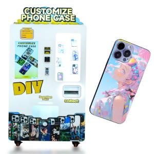 China Remote Monitoring System 27-inch Touch Screen Display Phone Case Printing Vending Machine with 3 Minutes Printing Speed wholesale