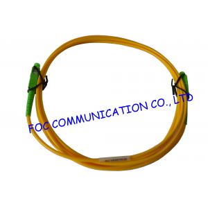 China LSZH Jacket SC / APC Fiber Optic Patch Cord , Simplex Fiber Optic Cable Single Mode supplier