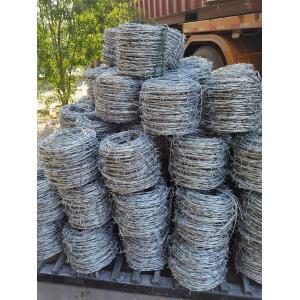 China 1.8-2.5mm Metal Barbed Wire Fence 14x14 16x16 Concertina Wire Roll supplier