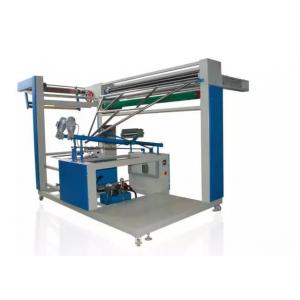 China Automatic Woven Farbic Double Folding & Sewing Machine equipped PLC program control system supplier