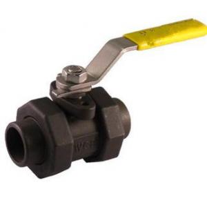China Carbon Steel Full Port Socket Weld Ball Valve with 3000 WOG Stainless Steel Ball and Stem supplier