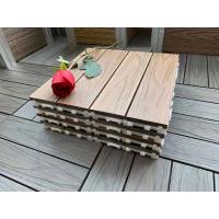 China Outdoor Anti Uv Wpc Diy Tiles Wpc Wall Cladding Interior 300 X 22mm Without Nails on sale