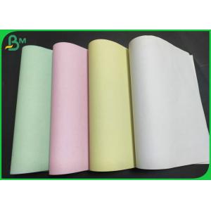 White Blue Yellow 55g 50g Carbonless Paper A4 650mm 750mm Width In Roll